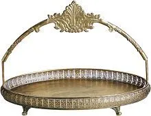 Блюдо с ручкой Эфиопия 54х32х39см