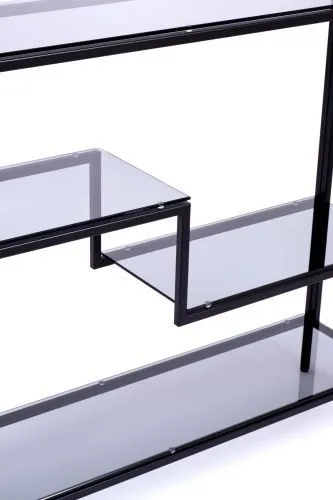 Консольный стол 1012-CB grey черный муар AllConsoles 100x25x80 фото 7