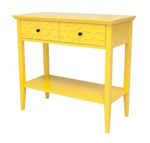Дизайнерская консоль Friz Yellow желтый 84*41*90 см фото 2