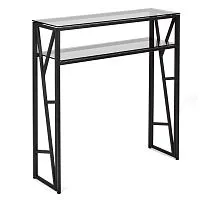 Консольный стол 1094-CB grey черный муар AllConsoles 80x25x80