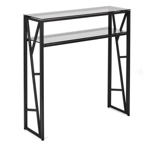 Консольный стол 1094-CB grey черный муар AllConsoles 80x25x80