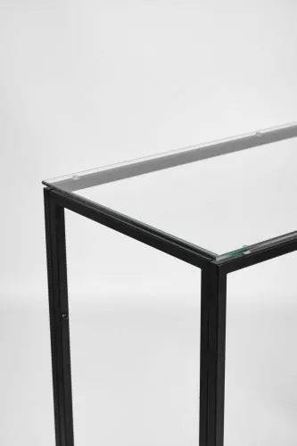 Консольный стол 1083-CB clear черный муар AllConsoles 80x35x80 фото 4