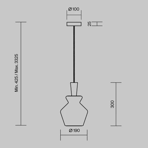 Подвесной светильник Maytoni MOD405PL-01W1 фото 6