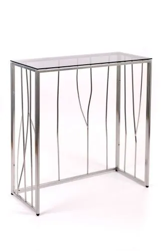 Консольный стол 1023-CS grey серебряный AllConsoles 80x35x80 фото 2