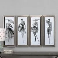 Настенный декор Fashion Sketchbook Uttermost
