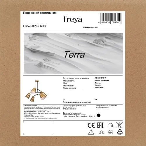 Люстра Freya FR5260PL-06BS фото 9