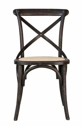 Стул деревянный венский CROSS BACK BLACK BRUSH