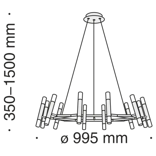 Подвесной светильник Maytoni MOD031PL-24B фото 12