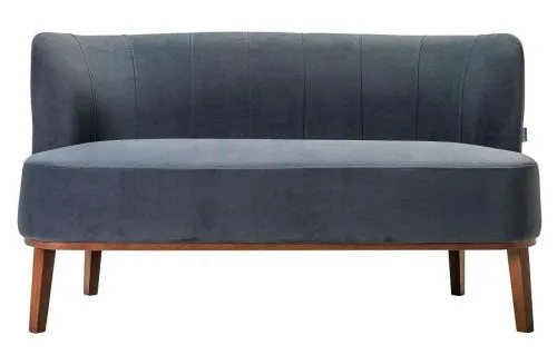Диван в скандинавском стиле Diag grey 75*62*132 см фото 6