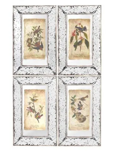 Панно Флора, набор 4 предмета 31х3х51см