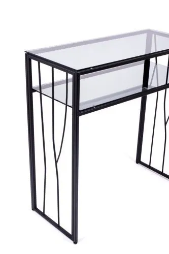 Консольный стол 1123-CB grey черный муар AllConsoles 80x35x80 фото 9