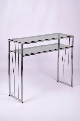 Консольный стол 1121-CS grey серебряный AllConsoles 100x35x80 фото 9