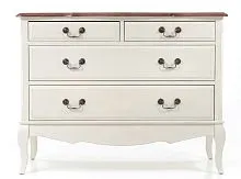 Комод Belveder Provence ST9315 молочный со старением 81*46*106 см
