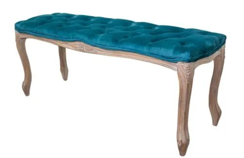 Оттоманка KINA NARROW BLUE 46*36*110 см, голубой фото 2