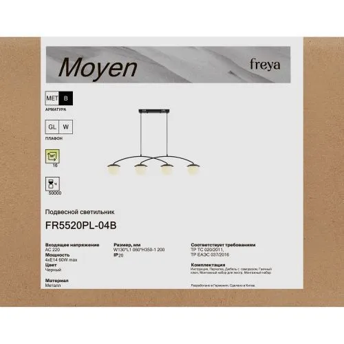 Подвесной светильник Freya FR5520PL-04B фото 8
