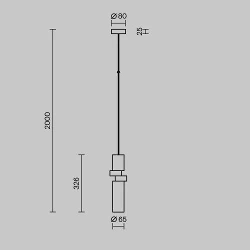 Подвесной светильник Maytoni MOD303PL-01CFL3 фото 12