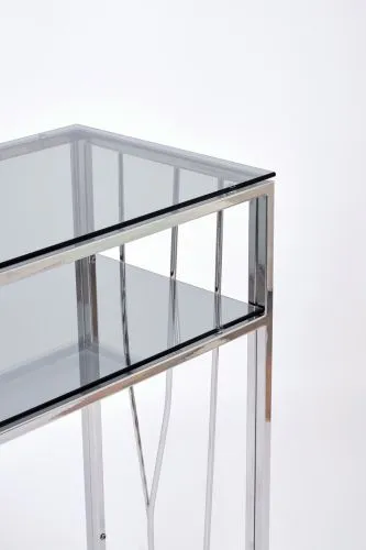 Консольный стол 1123-CS grey серебряный AllConsoles 80x35x80 фото 2