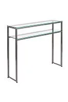Консольный стол 1042-CS clear серебряный AllConsoles 100x25x80