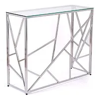 Консольный стол 1051-CS clear серебряный AllConsoles 100x35x80