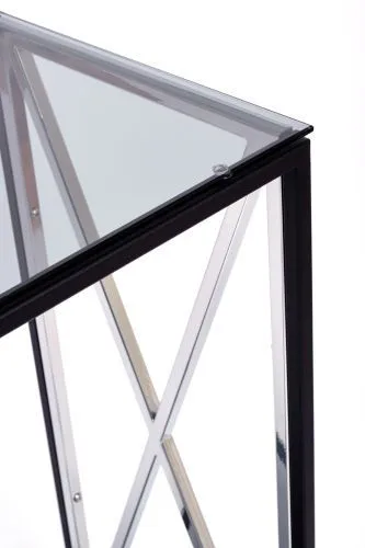 Консольный стол 1031-CB_S grey черный муар, серебряный AllConsoles 100x35x80 фото 2