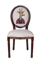 Мягкий стул – медальон Volker giraffe 95*53*50 см