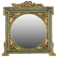 Зеркало настольное, под старину 17x2x18см