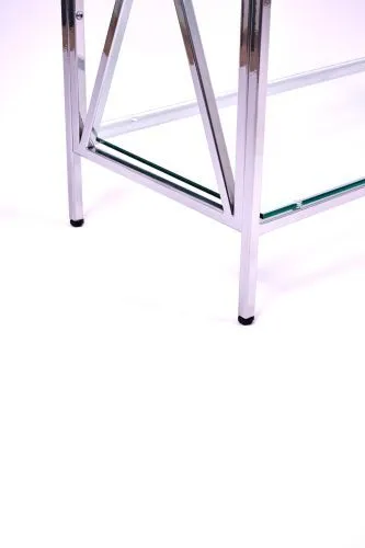 Консольный стол 1033-CS clear серебряный AllConsoles 80x35x80 фото 5