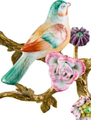 Часы настольные Птицы на ветках 34х17х60см фото 2