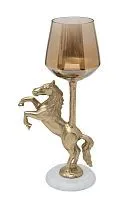 69-21003 Подсвечник декоративный "Лошадь (Horse)" 19,5*12,5*38,5см