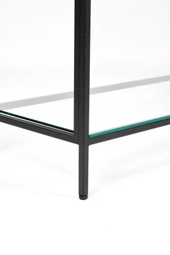 Консольный стол 1081-CB clear черный муар AllConsoles 100x35x80 фото 2