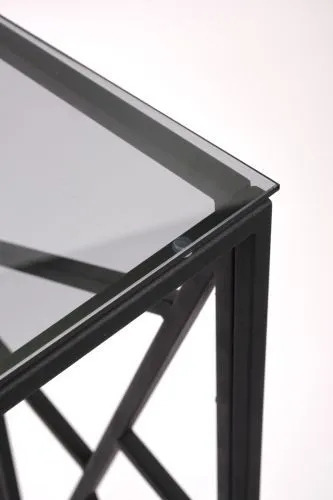 Консольный стол 1053-CB grey черный муар AllConsoles 80x35x80 фото 7