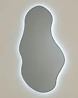 Lake LED Silver Зеркало в раме с подсветкой