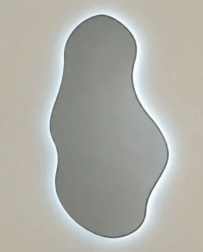 Lake LED Silver Зеркало в раме с подсветкой