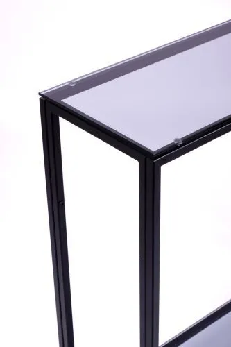 Консольный стол 1084-CB grey черный муар AllConsoles 80x25x80 фото 8