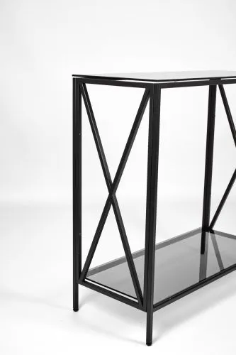 Консольный стол 1033-CB grey черный муар AllConsoles 80x35x80 фото 4