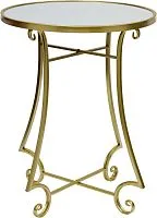 Столик интерьерный с зеркальной столешницей 50x50x65см