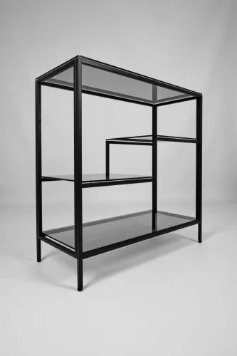 Консольный стол 1013-CB grey черный муар AllConsoles 80x35x80 фото 4