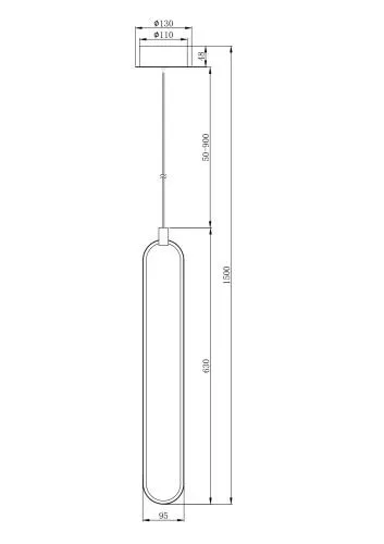 Подвесной светильник Maytoni MOD017PL-L13G фото 7