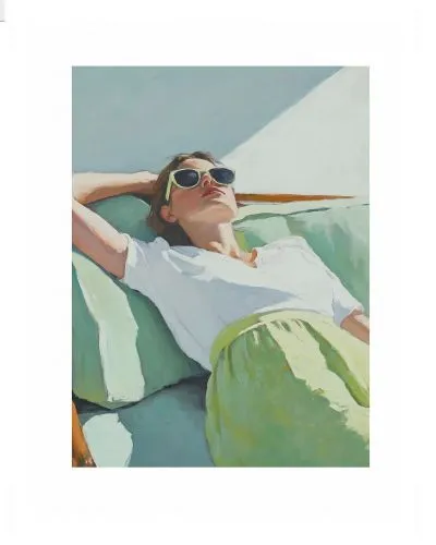 Интерьерная картина "Poolside Lounger" фото 3