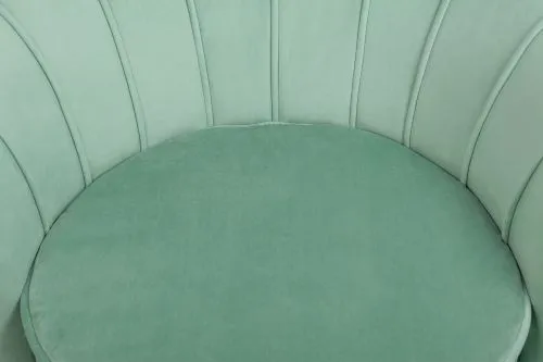 Кресло ракушка зеленое Pearl green 75*75*85 см фото 7