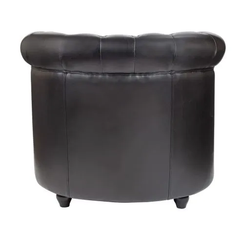 Кресло CHESTERFIELD Karo black v2, 72*74*77 см фото 3