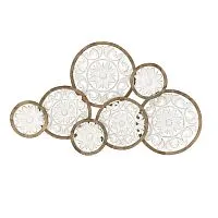 Декор настенный CIRCLES из дерева 110*7*68 см
