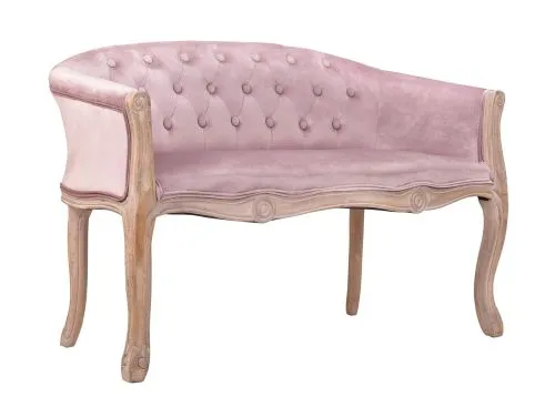 Диванчик Kandy double pink velvet, розовый фото 2