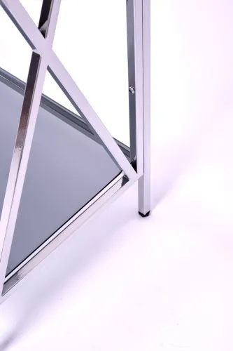 Консольный стол 1033-CS grey серебряный AllConsoles 80x35x80 фото 6