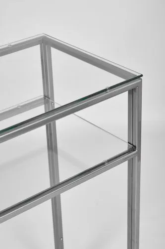 Консольный стол 1043-CS clear серебряный AllConsoles 80x35x80 фото 5