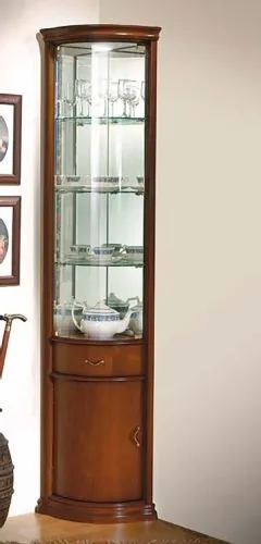Угловая витрина 928 Nogal-5 Classic Правая 206*38*38 см