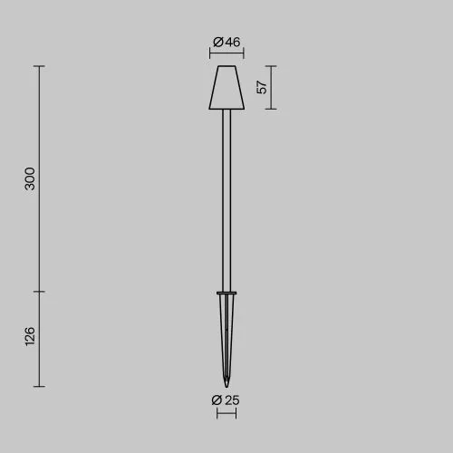 Ландшафтный светильник Outdoor O504FL-L1B3K фото 15