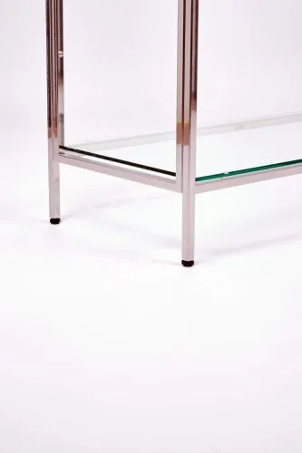 Консольный стол 1083-CS clear серебряный AllConsoles 80x35x80 фото 3