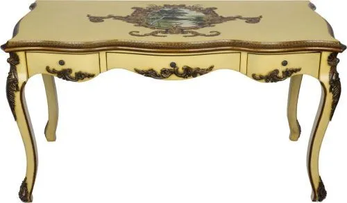 Стол с 3 ящиками 142x71x79см