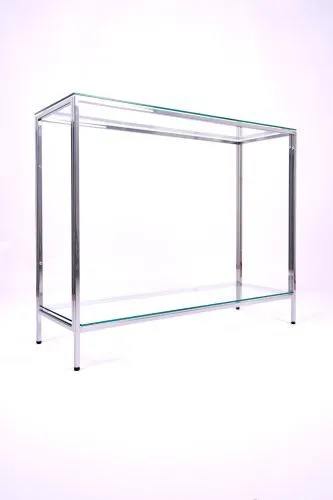 Консольный стол 1081-CS clear серебряный AllConsoles 100x35x80 фото 4